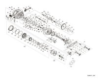 [SHIMANO] Genuine Spare Parts for 20 Metanium HG RIGHT Product code: 041142 **Back-order (Shipping in 3-4 weeks after receiving order)