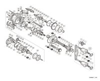 [SHIMANO] Genuine Spare Parts for 19 Scorpion MGL 150 XG Product code: 040350 **Back-order (Shipping in 3-4 weeks after receiving order)