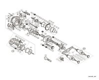 [SHIMANO] Genuine Spare Parts for 20 EXSENCE DC SS HG R Product code: 041876 **Back-order (Shipping in 3-4 weeks after receiving order)