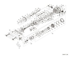 Photo1: [SHIMANO] Genuine Spare Parts for 20 Metanium XG LEFT Product code: 041173 **Back-order (Shipping in 3-4 weeks after receiving order)