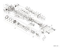 [SHIMANO] Genuine Spare Parts for 20 Metanium XG RIGHT Product code: 041166 **Back-order (Shipping in 3-4 weeks after receiving order)