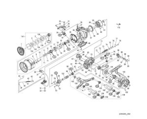 Photo1: [SHIMANO] Genuine Spare Parts for 23 Vanquish C3000SDHHG Product Code: 045300 **Back-order (Shipping in 3-4 weeks after receiving order)