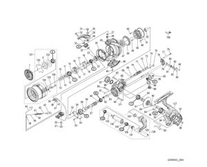 Photo1: [SHIMANO] Genuine Spare Parts for 23 Vanquish  C2000S Product Code: 045232 **Back-order (Shipping in 3-4 weeks after receiving order)