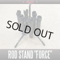 *2023 Model [DLIVE x HEDGEHOG STUDIO Limited Color "All Black"] Rod Stand "FORCE" Carbon Holder 6-piece Specification Complete Pack