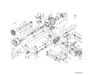 Photo1: [SHIMANO] Genuine Spare Parts for 23 Vanquish C3000XG Product Code: 045324 **Back-order (Shipping in 3-4 weeks after receiving order)