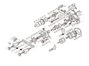 Photo1: [SHIMANO] Genuine Spare Parts for 15, 17 ENGETSU CT 15 101PG Product code: 034441 **Back-order (Shipping in 3-4 weeks after receiving order)