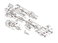 [SHIMANO] Genuine Spare Parts for 15, 17 ENGETSU CT 17 100HG Product code: 037534 **Back-order (Shipping in 3-4 weeks after receiving order)