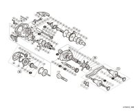 [SHIMANO] Genuine Spare Parts for 16, 17 ENGETSU 16 100PG Product code: 035875 **Back-order (Shipping in 3-4 weeks after receiving order)