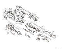 [SHIMANO] Genuine Spare Parts for 16, 17 ENGETSU 17 100HG Product code: 037299 **Back-order (Shipping in 3-4 weeks after receiving order)