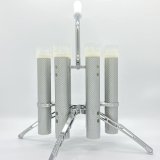 [ULCUS] DLIVE×ULCUS Rod Stand “FORCE” 6-piece specification Silver Carbon Tone