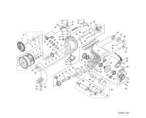 Photo1: [SHIMANO] Genuine Spare Parts for 22 Soare BB 500SPG Product Code: 045737 **Back-order (Shipping in 3-4 weeks after receiving order)