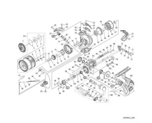 Photo1: [SHIMANO] Genuine Spare Parts for 22 Soare BB C2000SSHG Product Code: 045751 **Back-order (Shipping in 3-4 weeks after receiving order)