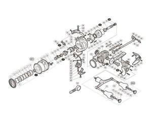 Photo1: [SHIMANO] Genuine Spare Parts for 19 SEPHIA SS C3000SDH Product Code: 040954 **Back-order (Shipping in 3-4 weeks after receiving order)