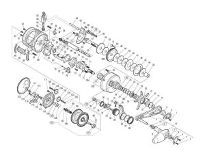 Photo1: [SHIMANO] Genuine Spare Parts for 19-20 OCEA CONQUEST LIMITED 19 300PG Product code: 040640 **Back-order (Shipping in 3-4 weeks after receiving order)