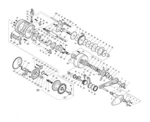 Photo1: [SHIMANO] Genuine Spare Parts for 19-20 OCEA CONQUEST LIMITED 19 400HG Product code: 040633 **Back-order (Shipping in 3-4 weeks after receiving order)