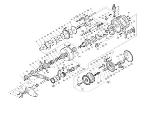 Photo1: [SHIMANO] Genuine Spare Parts for 19-20 OCEA CONQUEST LIMITED 19 301HG Product code: 040626 **Back-order (Shipping in 3-4 weeks after receiving order)