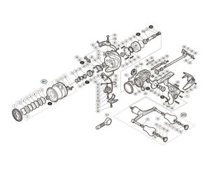 Photo1: [SHIMANO] Genuine Spare Parts for 19 SEPHIA SS C3000SDHHG Product Code: 040978 **Back-order (Shipping in 3-4 weeks after receiving order)