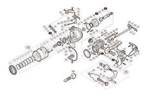 Photo1: [SHIMANO] Genuine Spare Parts for 18 SEPHIA BB C3000S Product Code: 039439 **Back-order (Shipping in 3-4 weeks after receiving order)