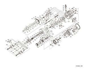 Photo1: [SHIMANO] Genuine Spare Parts for 19-20 OCEA CONQUEST LIMITED 20 201PG Product code: 041869 **Back-order (Shipping in 3-4 weeks after receiving order)