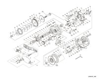 [SHIMANO] Genuine Spare Parts for 21 OCEA JIGGER 2001NRMG Product code: 043795 **Back-order (Shipping in 3-4 weeks after receiving order)