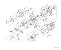 [SHIMANO] Genuine Spare Parts for 21 OCEA JIGGER 2001NRXG Product code: 043818 **Back-order (Shipping in 3-4 weeks after receiving order)