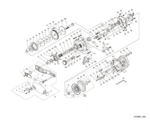 Photo1: [SHIMANO] Genuine Spare Parts for 21 OCEA JIGGER 1501XG Product code: 043771 **Back-order (Shipping in 3-4 weeks after receiving order)