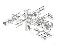 [SHIMANO] Genuine Spare Parts for 20 VANFORD C3000SDH Product Code: 042071 **Back-order (Shipping in 3-4 weeks after receiving order)