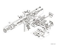 [SHIMANO] Genuine Spare Parts for 16 STRADIC CI4+ 2500S Product Code: 034908 **Back-order (Shipping in 3-4 weeks after receiving order)