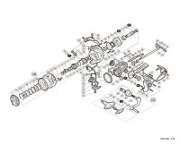 [SHIMANO] Genuine Spare Parts for 16 STRADIC CI4+ C3000HG Product Code: 034939 **Back-order (Shipping in 3-4 weeks after receiving order)