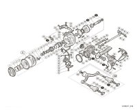 [SHIMANO] Genuine Spare Parts for 16 STRADIC CI4+ 2500HGSDH Product Code: 037763 **Back-order (Shipping in 3-4 weeks after receiving order)