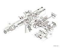 [SHIMANO] Genuine Spare Parts for 16 STRADIC CI4+ C2500S Product Code: 037756 **Back-order (Shipping in 3-4 weeks after receiving order)