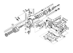 Photo1: [SHIMANO] Genuine Spare Parts for 16 BB-X DESPINA C3000DTYPE-G Product Code:036056 **Back-order (Shipping in 3-4 weeks after receiving order)