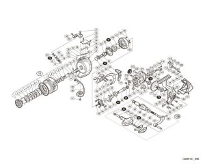 Photo1: [SHIMANO] Genuine Spare Parts for 18 BB-X Remare 5000DHG Product Code: 039392 **Back-order (Shipping in 3-4 weeks after receiving order)