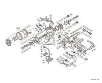 [SHIMANO] Genuine Spare Parts for 19 STRADIC 2500SHG Product Code: 040176 **Back-order (Shipping in 3-4 weeks after receiving order)