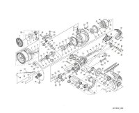 [SHIMANO] Genuine Spare Parts for 21 COMPLEX XR C2000 F4 HG Product Code: 043467 **Back-order (Shipping in 3-4 weeks after receiving order)