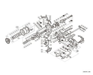 Photo1: [SHIMANO] Genuine Spare Parts for 19 STRADIC 3000MHG Product Code: 040213 **Back-order (Shipping in 3-4 weeks after receiving order)