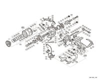 [SHIMANO] Genuine Spare Parts for 19 STRADIC C3000HG Product Code: 040190 **Back-order (Shipping in 3-4 weeks after receiving order)