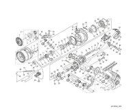 [SHIMANO] Genuine Spare Parts for 21 COMPLEX XR C2000 F4 Product Code: 043450 **Back-order (Shipping in 3-4 weeks after receiving order)