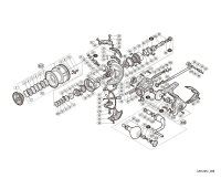 [SHIMANO] Genuine Spare Parts for 19 STRADIC C5000XG Product Code: 040251 **Back-order (Shipping in 3-4 weeks after receiving order)