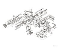 [SHIMANO] Genuine Spare Parts for 19 STRADIC C3000 Product Code: 040183 **Back-order (Shipping in 3-4 weeks after receiving order)