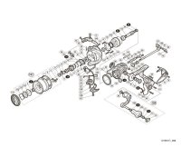 [SHIMANO] Genuine Spare Parts for 17 COMPLEX CI4+ 2500SF6HG  Product Code: 037107 **Back-order (Shipping in 3-4 weeks after receiving order)