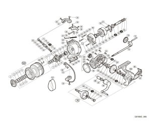 Photo1: [SHIMANO] Genuine Spare Parts for 20 STRADIC SW 10000HG Product Code: 042507 **Back-order (Shipping in 3-4 weeks after receiving order)