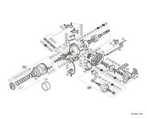 Photo1: [SHIMANO] Genuine Spare Parts for 20 STRADIC SW 6000XG Product Code: 042477 **Back-order (Shipping in 3-4 weeks after receiving order)