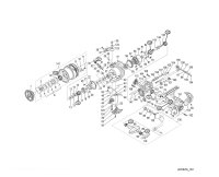 [SHIMANO] Genuine Spare Parts for 23 EXSENCE XR 3000MHG Product Code: 046178 **Back-order (Shipping in 3-4 weeks after receiving order)