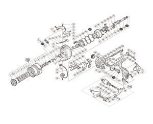 Photo1: [SHIMANO] Genuine Spare Parts for 16 BB-X Larissa 2500DHG Product Code: 036063 **Back-order (Shipping in 3-4 weeks after receiving order)