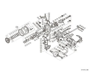 Photo1: [SHIMANO] Genuine Spare Parts for 20 STRADIC SW 4000HG Product Code: 042415 **Back-order (Shipping in 3-4 weeks after receiving order)