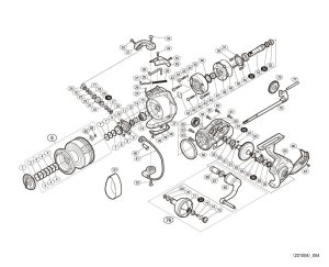 Photo1: [SHIMANO] Genuine Spare Parts for 20 STRADIC SW 8000HG Product Code: 042491 **Back-order (Shipping in 3-4 weeks after receiving order)