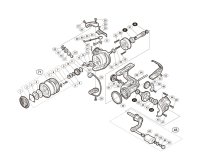 [SHIMANO] Genuine Spare Parts for 17 SAHARA C2000HGS Product Code: 036254 **Back-order (Shipping in 3-4 weeks after receiving order)