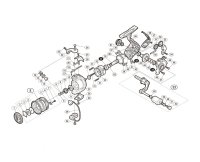 [SHIMANO] Genuine Spare Parts for 18 SAHARA 500 Product Code: 038883 **Back-order (Shipping in 3-4 weeks after receiving order)