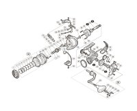 [SHIMANO] Genuine Spare Parts for 17 SAHARA C3000 Product Code: 036285 **Back-order (Shipping in 3-4 weeks after receiving order)